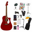 Fender / Redondo Player Walnut Fingerboard White Pickguard Candy Apple Red【CALIF...