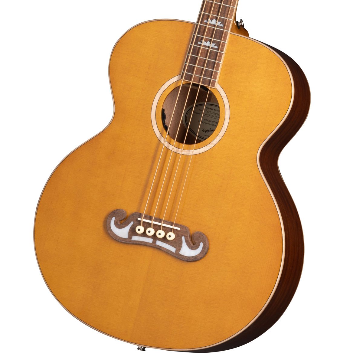 WEBSHOPꥢ󥹥Epiphone / El Capitan J-200 Studio Bass Aged Vintage Natural ԥե 쥢١ ƥå١ ١PNG