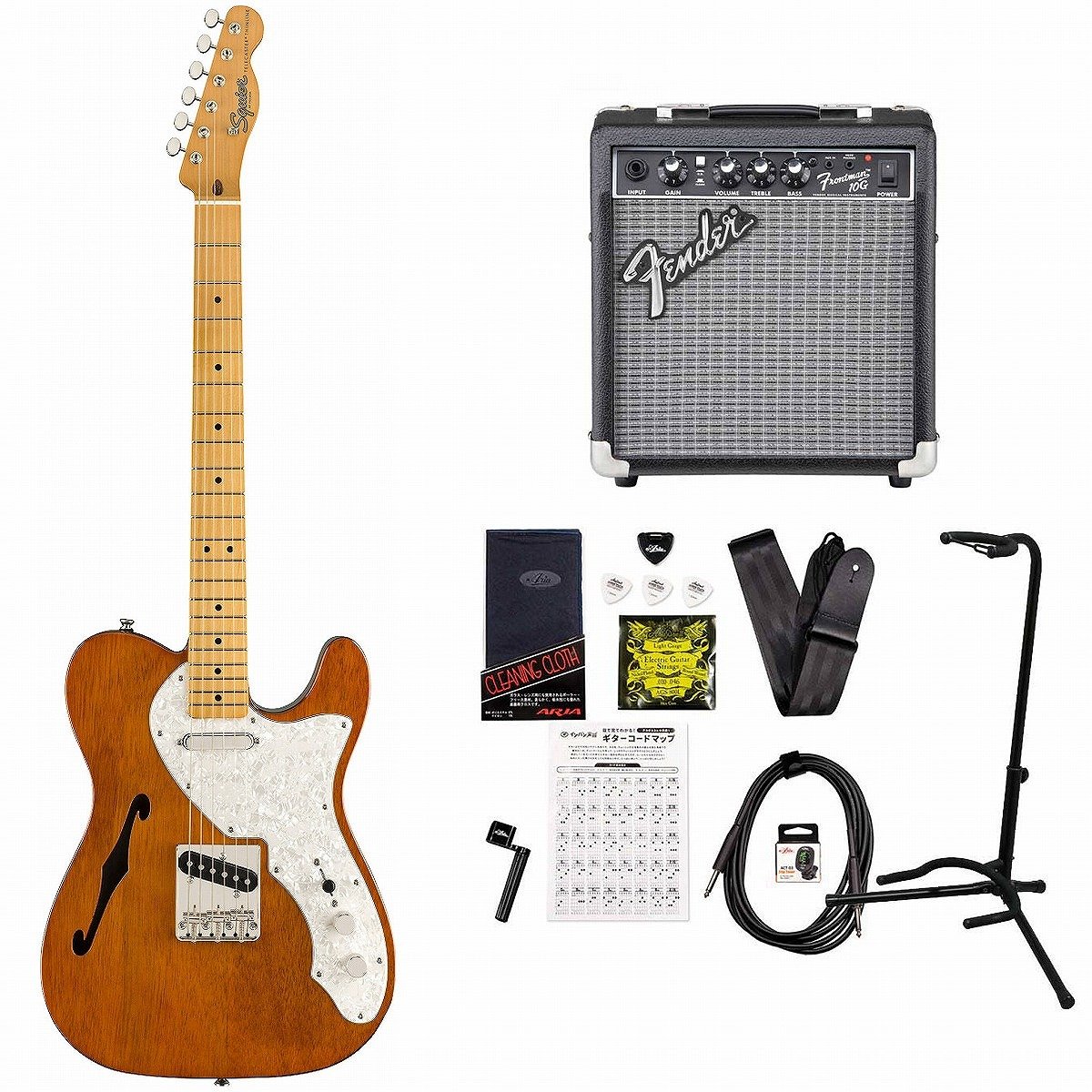 Squier by Fender / Classic Vibe 60s Telecaster Thinline Maple Fingerboard Natural Frontman10GAvtGLM^[S҃Zbgs+4582600680067t