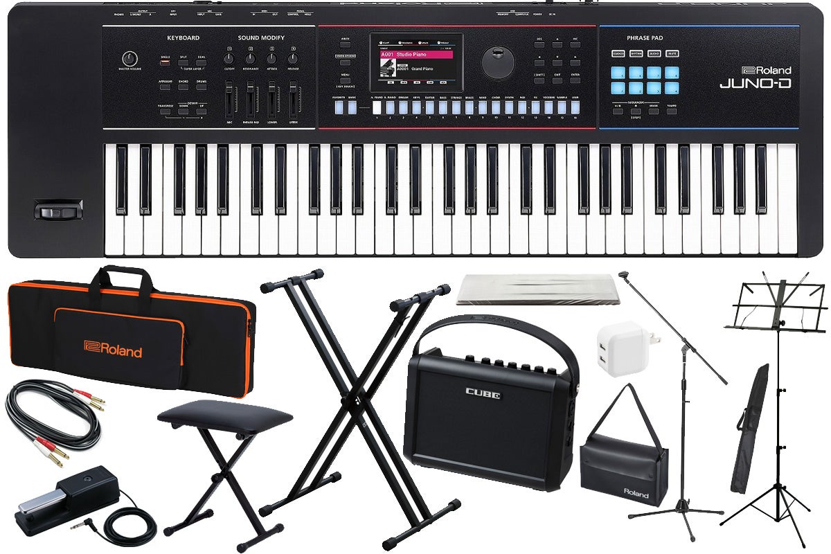 Roland �������� / JUNO-D6 [����ץ������ȥ��åȡ�] �٥����ƥ����б� 61�����󥻥������� (JUNO-D)��PNG��
