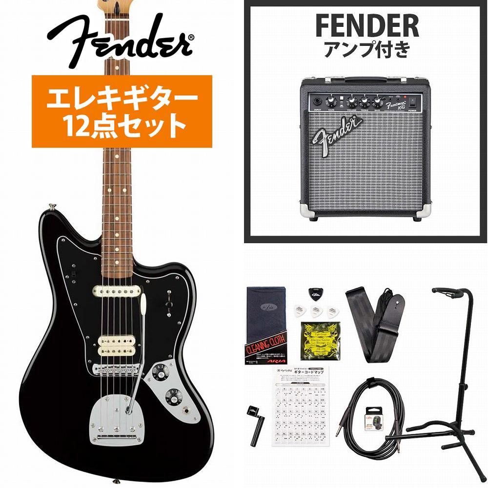 Fender / Player Series Jaguar Black Pau Ferro Frontman10GAvtGLM^[S҃Zbgs+4582600680067t