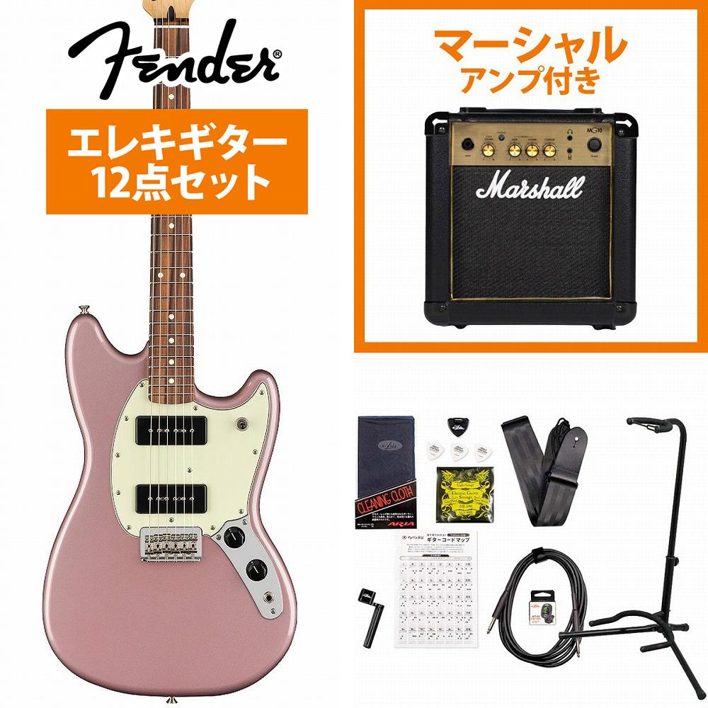 Fender / Player Mustang 90 Pau Ferro Fingerboard Burgundy Mist Metallic MarshallMG10AvtGLM^[S҃ZbgyYRKzs+4582600680067t