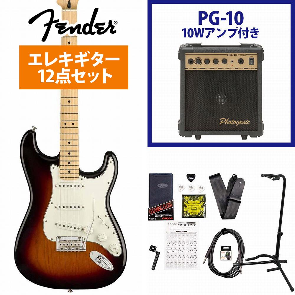 Fender / Player Series Stratocaster 3 Color Sunburst Maple PG-10AvtGLM^[S҃ZbgyYRKzs+4582600680067t