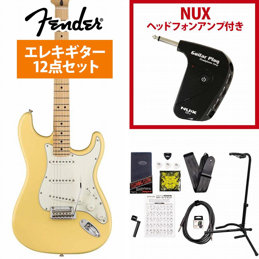 sE˔j!tFender / Player Series Stratocaster Buttercream Maple GP-1AvtGLM^[S҃Zbgs+4582600680067t