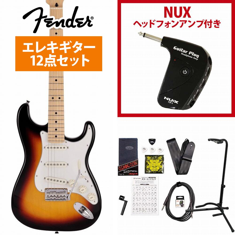 Fender / Made in Japan Junior Collection Stratocaster Maple Fingerboard 3-Color Sunburst GP-1AvtGLM^[S҃Zbgs+4582600680067t