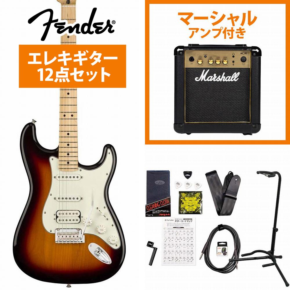 Fender / Player Series Stratocaster HSS 3 Color Sunburst Maple MarshallMG10AvtGLM^[S҃Zbgs+4582600680067t