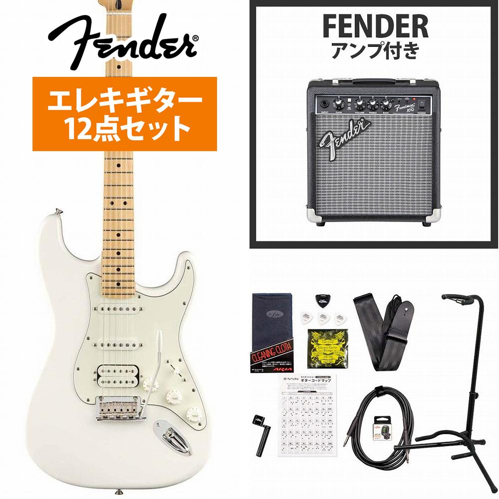 Fender / Player Series Stratocaster HSS Polar White Maple FenderFrontman10G°쥭鿴ԥåȡ+4582600680067