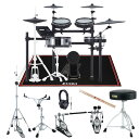 Roland / TD-27KV2 + MDS-STD2 TAMAツインペダルフルセット w/ドラムラグ【PNG】