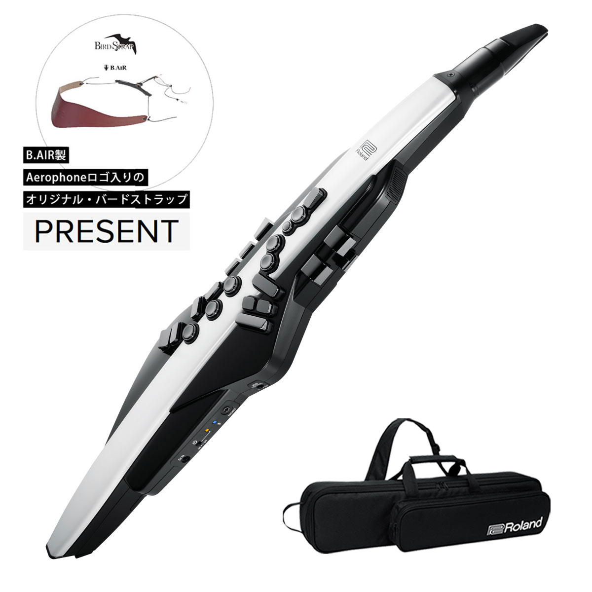 【あす楽対象商品】Roland / AEROPHONE AE-20 エアロフォン デジタル管楽器 ウインドシンセ《オリジナルBird Strap/+…