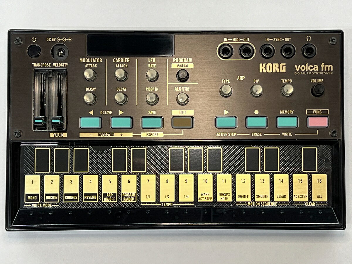 KORG コルグ / VOLCA-FM2 (volca fm) DIGITAL FM SYNTHESIZER【2級品特価！】《純正ACアダプター KA350 セット》【PNG】
