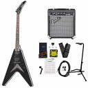 Epiphone / Dave Mustaine Flying V Custom Black Metallic fC XeC FenderFrontman10GAvtGLM^[S҃Zbgs+4582600680067tyYRKz