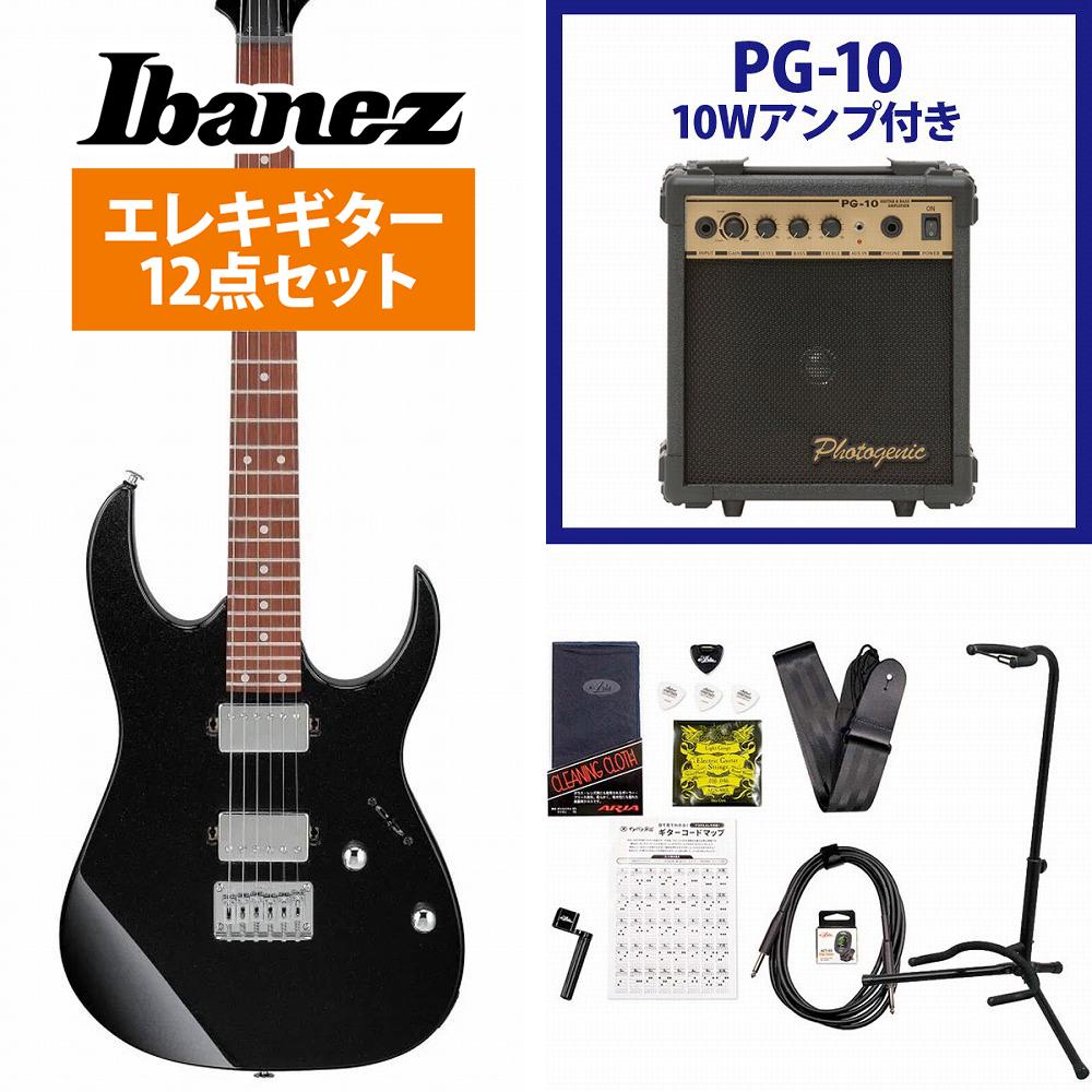 Ibanez / Gio Series GRG121SP-BKN (Black Night) [SPOT MODEL] アイバニーズ PG-10アンプ付属エレキギター初心者セット《+4582600680067》【YRK】