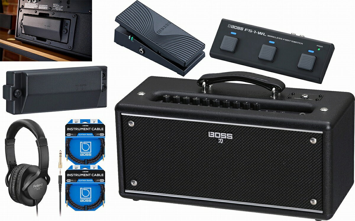 【あす楽対象商品】BOSS / KATANA-AIR EX Guitar Amplifier ボス KTN-AIR EX [周辺機器同時購入セット フルセットVer.1]【YRK】