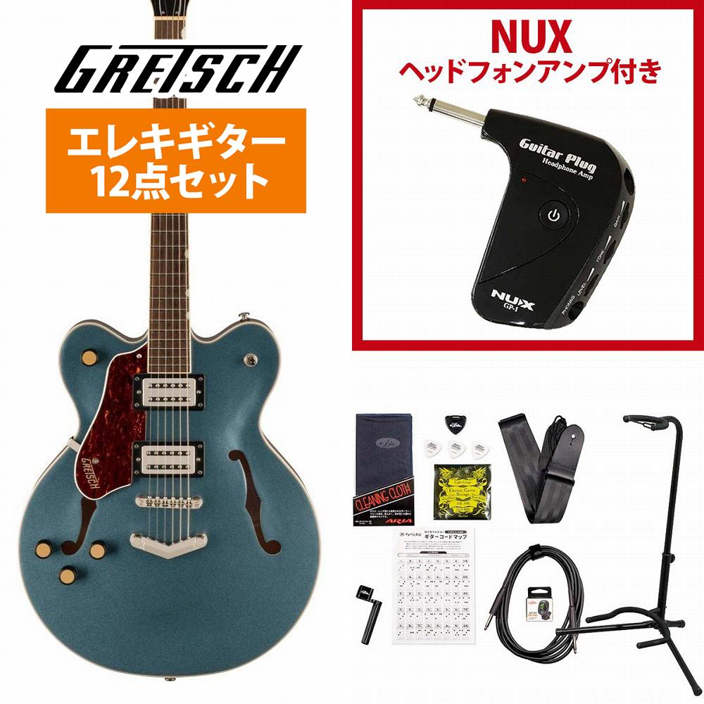 Gretsch / G2622 LH Streamliner Center Block Double-Cut with V-Stoptail LH Broad’Tron BT-3S Gunmetal GP-1アンプ付属エレキギター初心者セット《+4582600680067》【YRK】