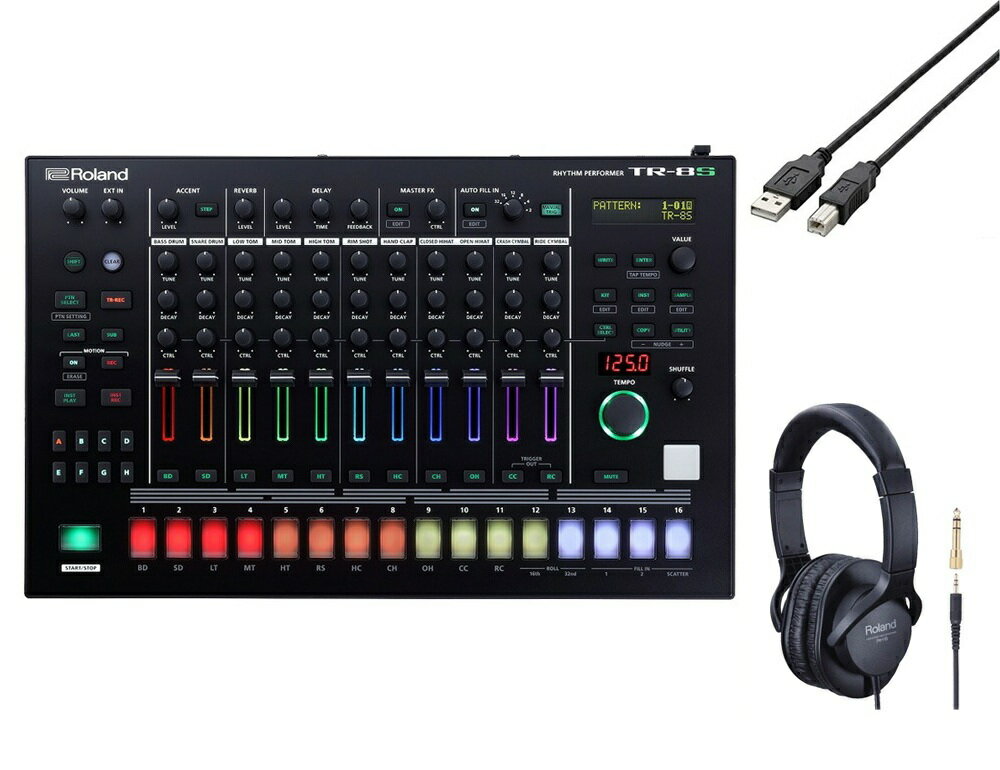 Roland / TR-8S スターターセット -ヘッドフォン、USBケーブル付-【YRK】