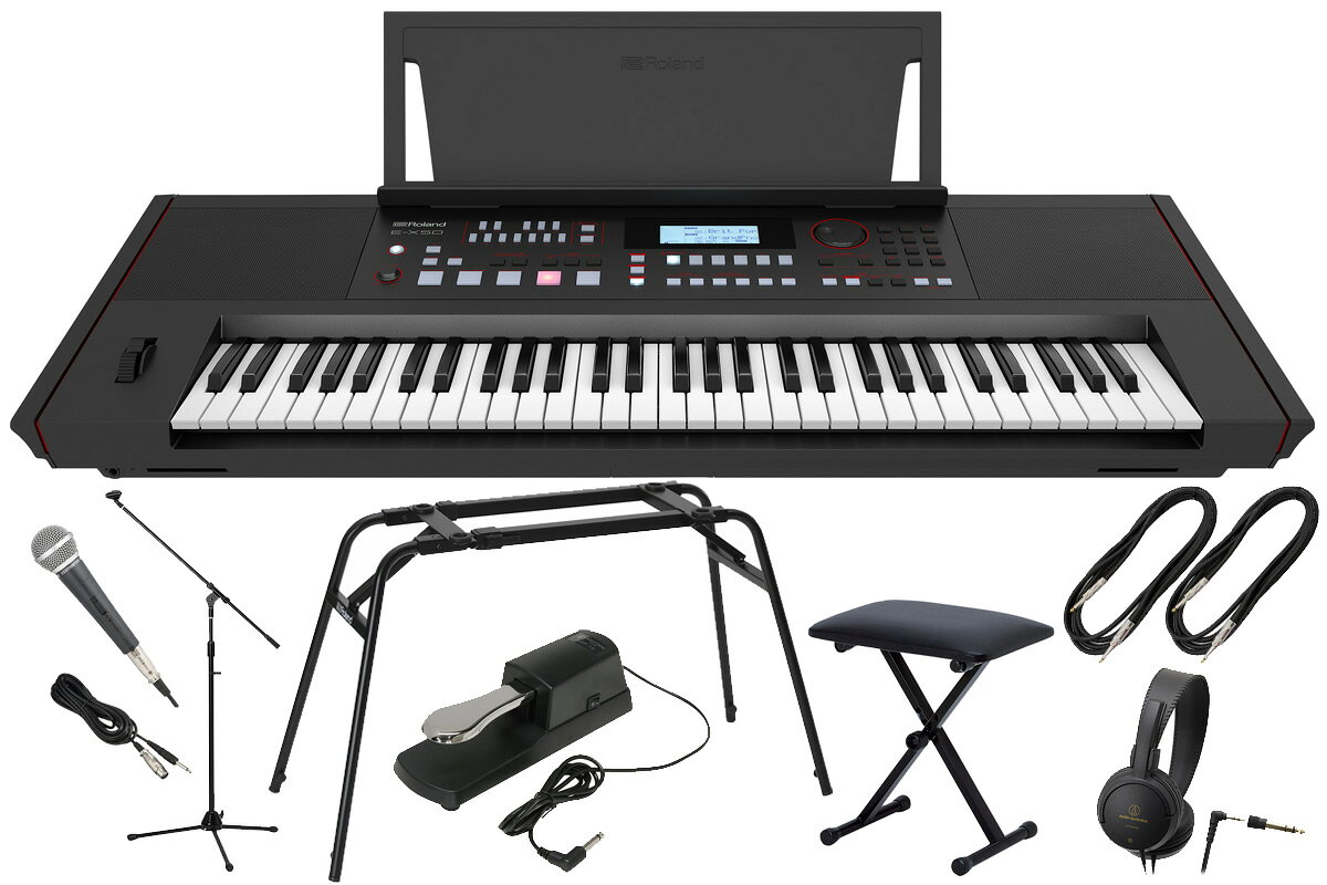 Roland ローランド / E-X50【オプションセット】エンターテイメント・キーボード【...