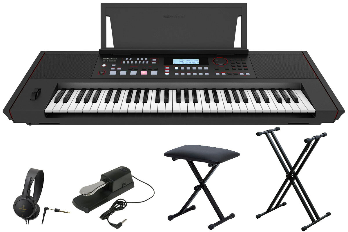 Roland ローランド / E-X50【スタンド＆キーボードベンチセット】エンターテイメント・キーボード【YRK】