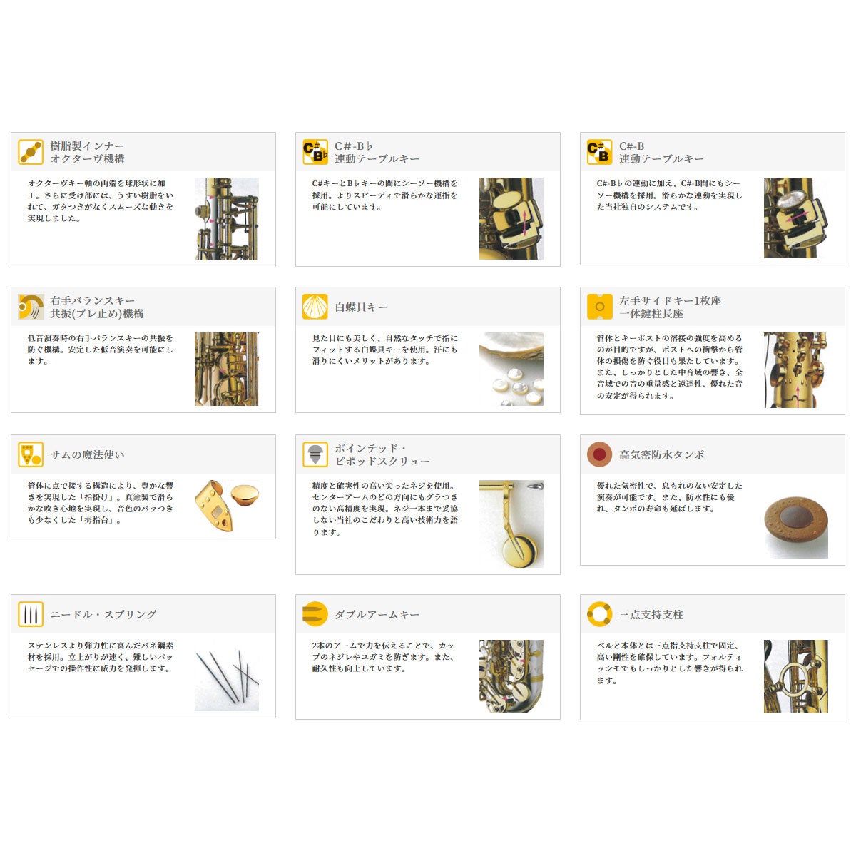【在庫あり】Yanagisawa / A-WO10 ヤナギサワ アルトサックス イエローブラス ラッ...