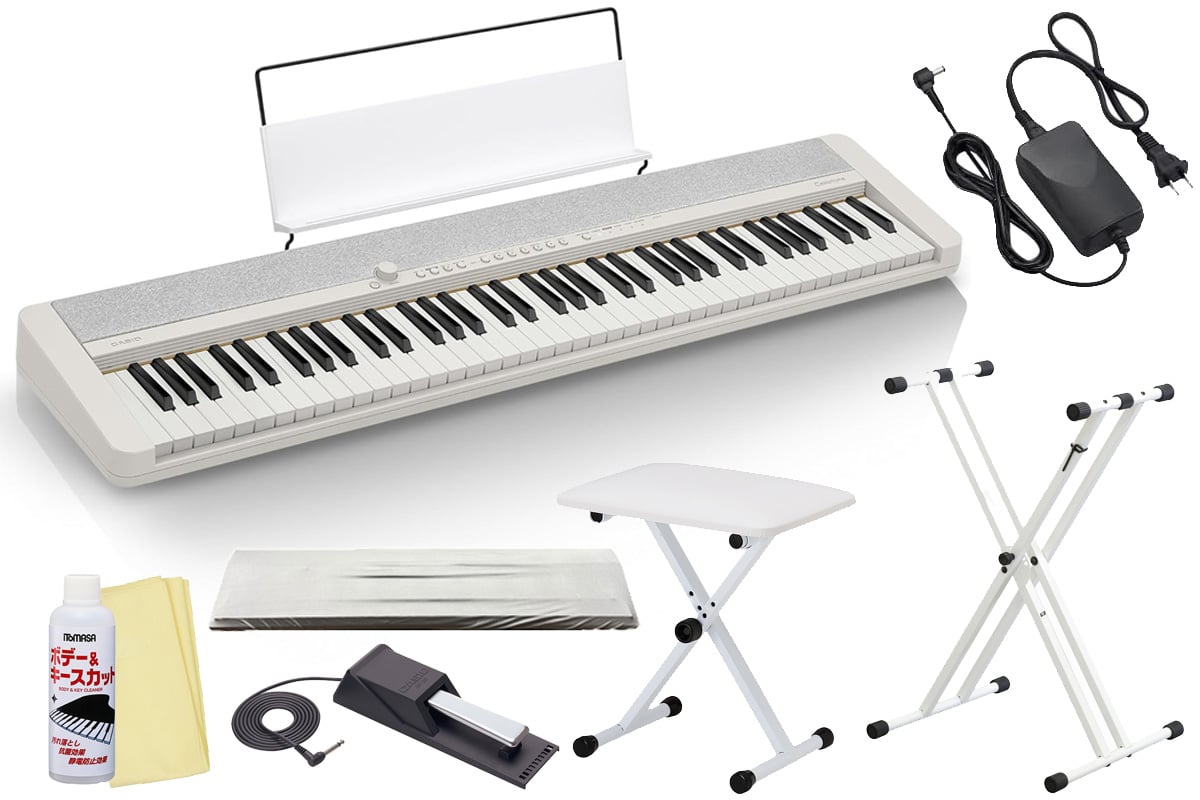 CASIO  / CT-S1-76WE [ܡɥ + ܡɥ٥ ȥСå] (ۥ磻) 76ץ...