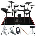 Roland / TD316 TAMAシングルキックペダルとドラムラグを採用したフルセット【PNG】
