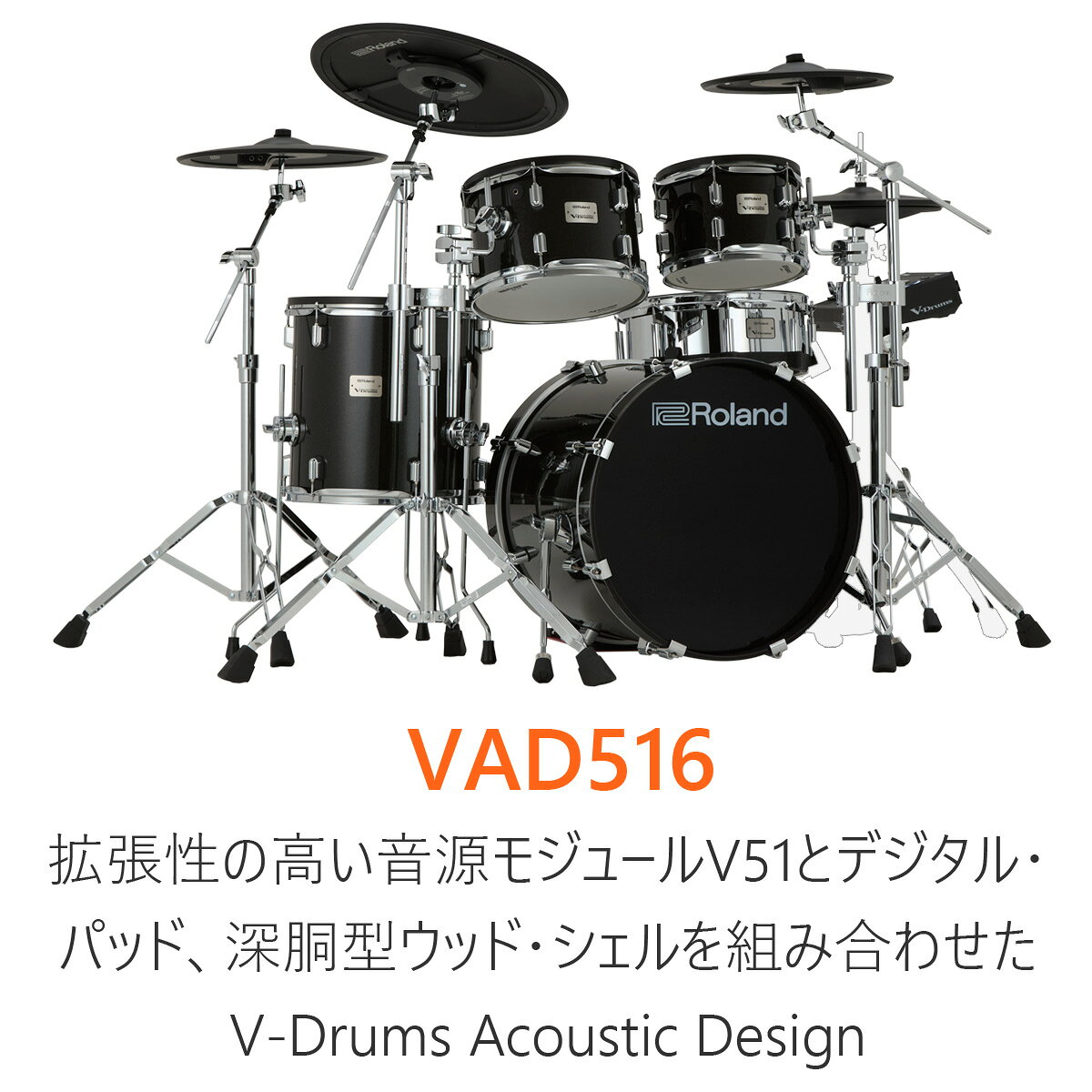 Roland / VAD516 PEARL��HH/SD������ɤȥץ��饱���ޥåȥ��åȡ�PNG��