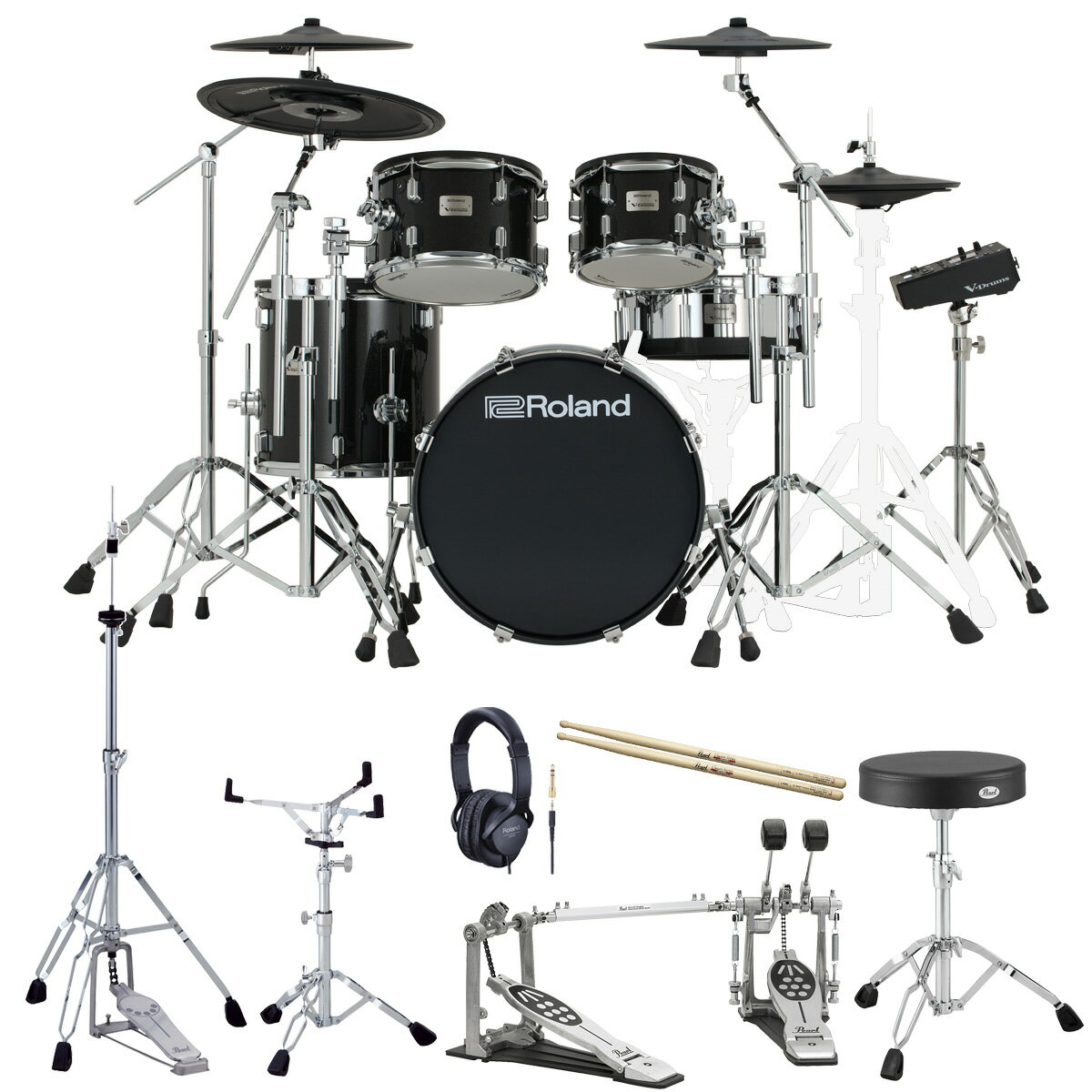 Roland / VAD516 PEARLツインペダルを採用したスターターセット【PNG】