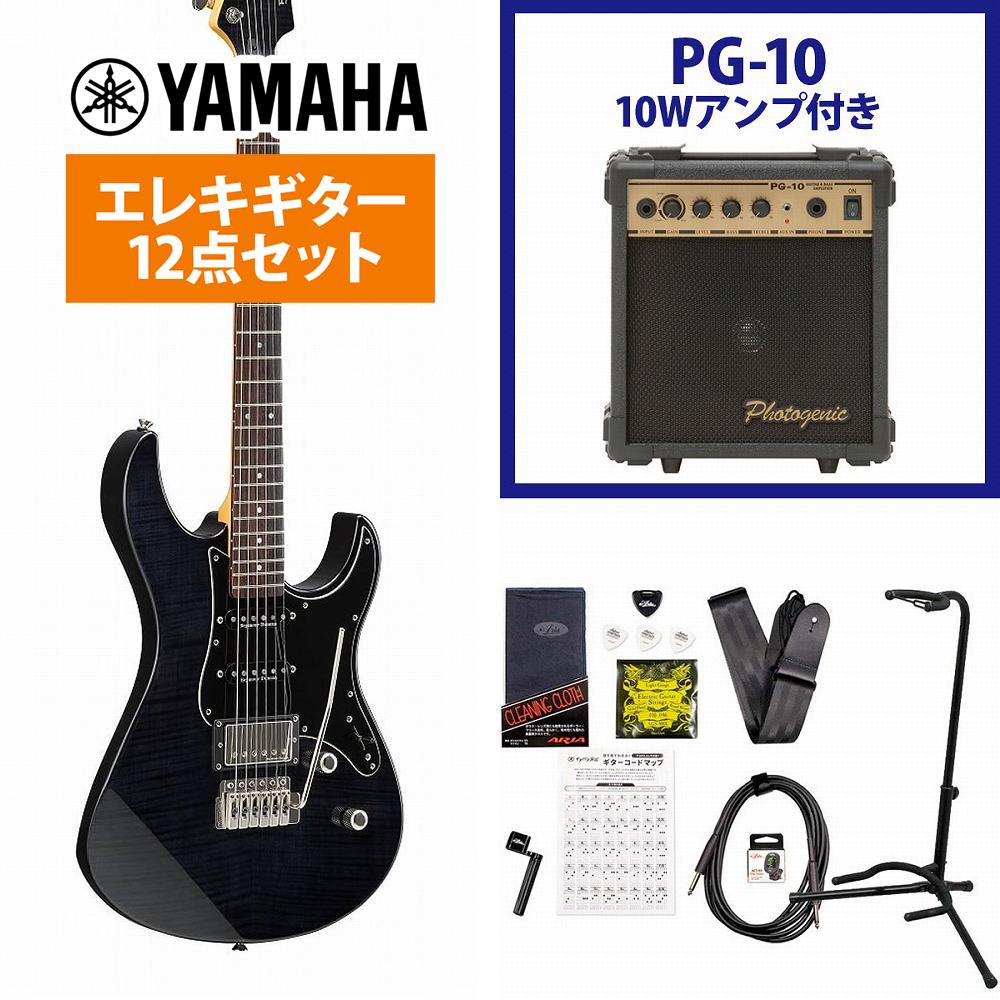 YAMAHA / Pacifica 612 VII FM TBL Translucent BlackPhotogenic PG-10アンプ付属エレキギター初心者セット【YRK】