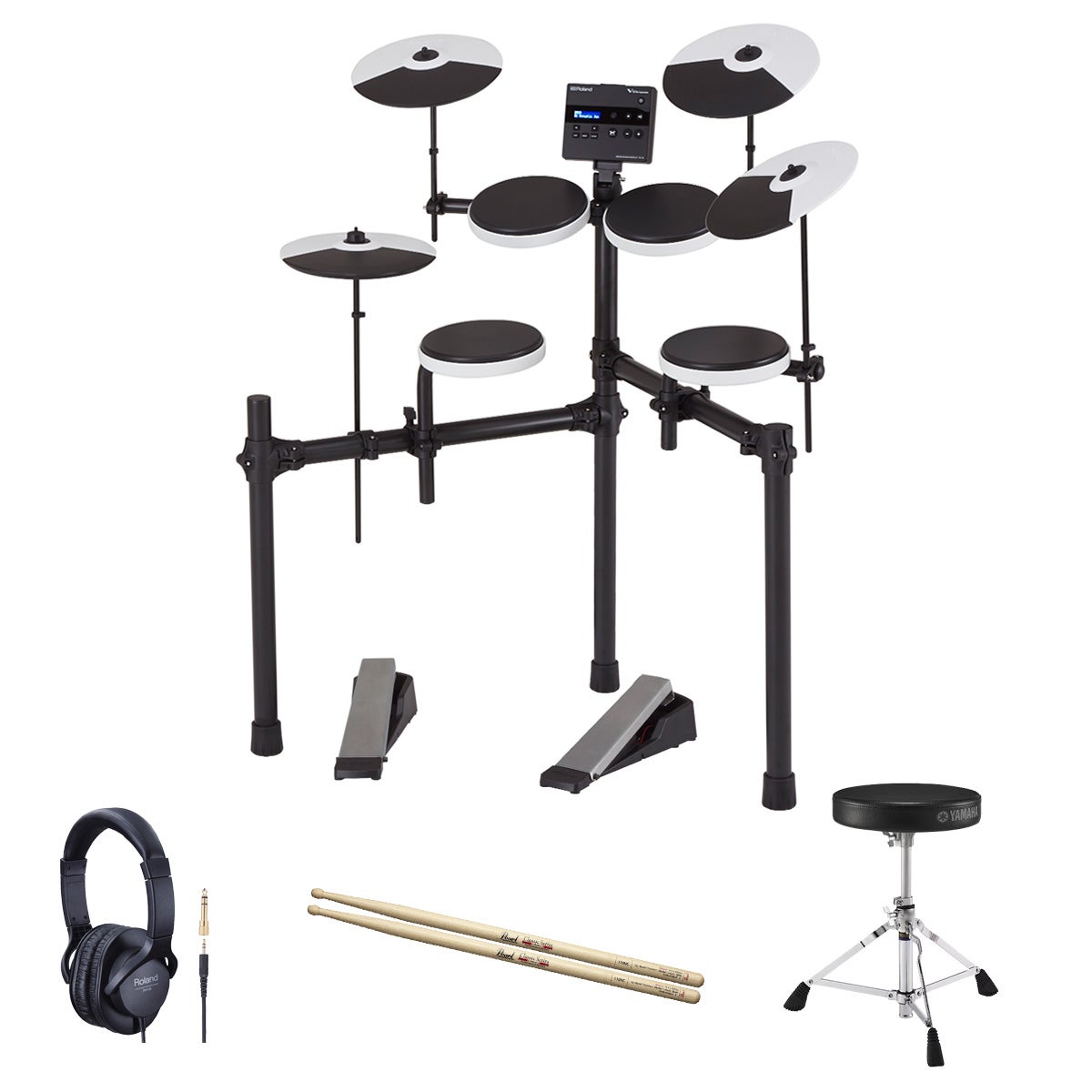 乐天商城 - Roland / TD-02K クラッシュ2枚 拡張キット (3シンバル構成) ヤマハのイスなどを採用したスターターセット【PNG】