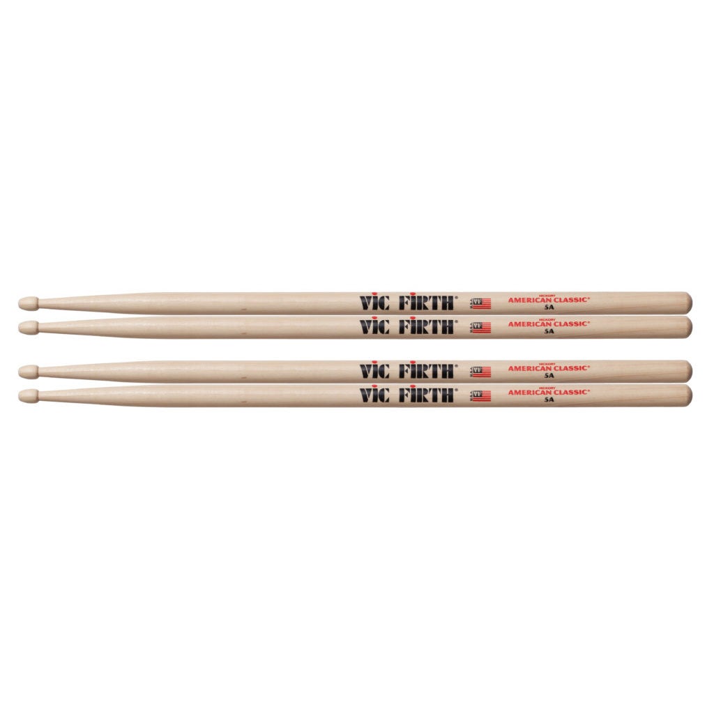 樂天商城 - VIC FIRTH / VIC-5A ドラムスティック 2ペアまとめ売り