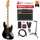 Squier by Fender / Classic Vibe 70s Jazz Bass Maple Fingerboard BlackVOXアンプ付属エレキベース初心者セット【YRK】