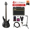 YAMAHA / TRBX304 ブラック(BL) TRBX300シリーズ ヤマハ TRBX アクティブベースVOXアンプ付属エレキベース初心者セット【PNG】