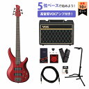 YAMAHA / TRBX305 キャンディアップルレッド(CAR) TRBX300シリーズ ヤマハ TRBX アクティブベース 5弦ベースVOXアンプ付属5弦...