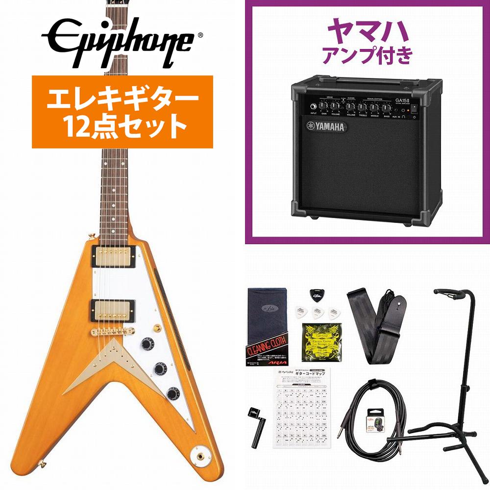 Epiphone / 1958 Korina Flying V (White Pickguard) Aged Natural tCOVYAMAHA GA15IIAvtS҃ZbgyYRKzs+4582600680067t