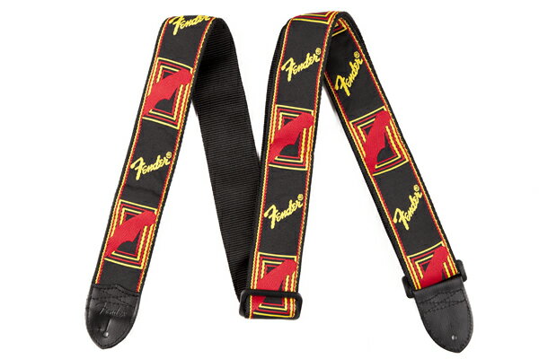 WEBSHOPꥢ󥹥FENDER ե / MONOGRAM STRAP BLACK/YELLOW/RED ...