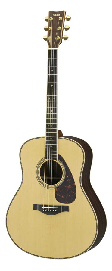 YAMAHAアコースティックギターのフラグシップモデル「L」シリーズがモデルチェンジ！！ ■当商品は店頭未展示の倉庫保管品でございます。出荷前に専任スタッフによる楽器の各部機能、状態のチェックを行っております。ヤマハ最高峰のアコースティックギターとして、世界に名を馳せるLシリーズ。 発売から40年の歳月を経てもなお、名器として幾多のアーティストに愛用され続けている“L”の存在価値とは・・・ それは常に時代が求めるサウンドと演奏性を最高レベルで実現してきたからに他なりません。 日本にアコースティックギターの一時代をもたらし、時代とともに進化を続け、つねに奏者の思いに応え続けている。 それがLシリーズです。 オリジナルジャンボBODY・オール単板仕様で、TOPにイングルマン・スプルースを、SIDE/BACKにはローズウッドを採用。 TOP材には、独自の「A.R.E (Acoustic Resonance Enhancement)処理」が施されています。これにより長年弾き込まれたような豊かな鳴りを実現！！ブレーシングは、従来と同様ノンスキャロップのXブレーシングで、今回のリニューアルではブレーシングを低くし形状も四角に変更されています。これによりXの交差ポイントがピッタリはまるのです！さらに、表板と裏板のブレイスをつなぐサイドブレイスを追加することで、弦振動をより確実に裏 板に伝えてくれます！ NECKは、マホガニーとローズウッドの5ピース構造で、より反りやネジレなどに強い強度を実現！また、10フレット部で 1mm薄くする形状をとり、ハイポジションでの演奏性も向上させました！さらに、指板エッジ部を丸くカットすることにより、手に馴染むスムースな演奏性を 実現！ヘッド裏側にローズウッドの化粧板とボリュート加工を施し、ヘッド部の強化も実現しました！ 新モデルでは、弦高・弦間ピッチも変更され、従来よりも6弦側をやや低く1弦側をやや高くし、さらに弦間ピッチは0.3mm広げられています。 Customモデルに採用されているNECK接合形状を採用。ダブテイル部分の深さをさらに4mm深くし、豊かなサスティーンを獲得してくれます！ BODY全体を石粉目止めのラッカー塗装にて仕上げられており、レスポンス・ダイナミクスが優れています！！また、豪華なアバロンインレイも高級感を醸し 出しています！ ※画像はサンプルです。 主な仕様 胴型オリジナルジャンボボディタイプ胴厚100mm〜125mm表板イングルマンスプルース単板(A.R.E.)裏板インドローズ単板側板インドローズ単板棹マホガニー＋ローズウッド5プライ *ボリュート加工・ヘッド裏化粧板指板エボニー下駒エボニー弦長650mm指板幅（上駒部/胴接合部）44mm/55mm糸巻ゴールドペグ(SG301)塗装ナチュラル *ラッカー塗装・グロス仕上げ ■付属品：ハードケース、メーカー1年保証 UD20140217　