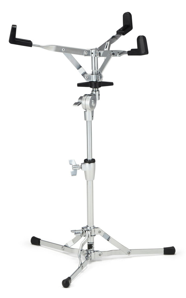 SNARE DRUM STAND | LIGHT WEIGHT SERIES 軽量なスネアスタンド。ヴィンテージスタイルのフラットベース・タイプ。 主な仕様 重さ : 1.6kg対応サイズ : 12"-14"高さ調整幅 : 420-610mmティルター部 : Gearアームチップ : ラバーレッグ : シングルレッグレッグチップ : ラバー UD20160422