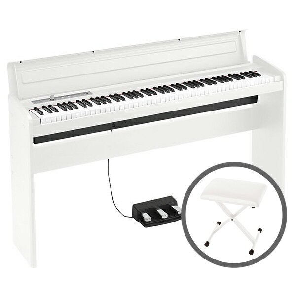 KORG コルグ / LP-180 WH 【椅子セット！】ホワイト 電子ピアノ【代引不可】【PNG】