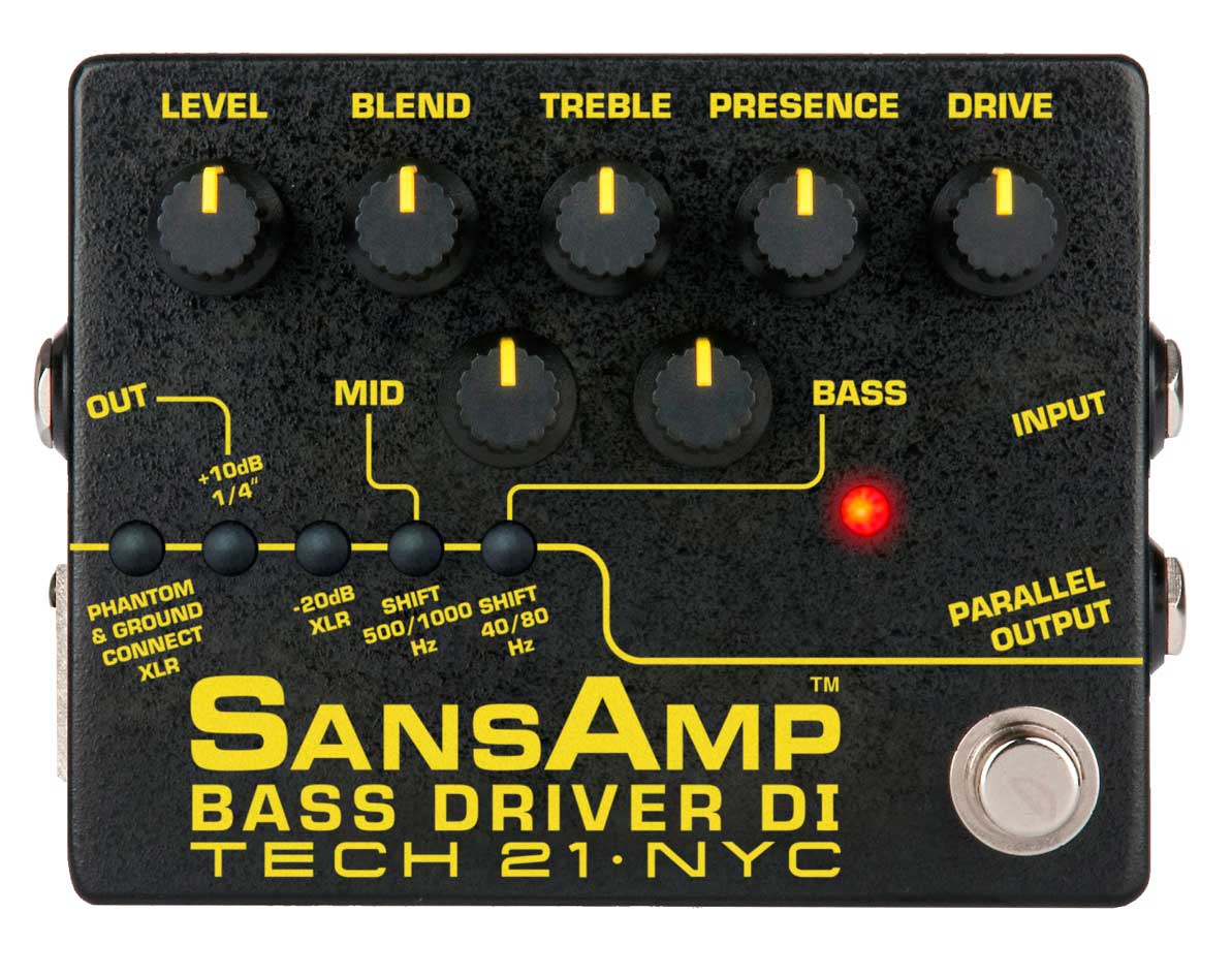 【あす楽対象商品】TECH21 / SANS AMP BASS DRIVER DI V2 [ベースプリアンプ/オーバードライブ] サンズアンプ【PNG】