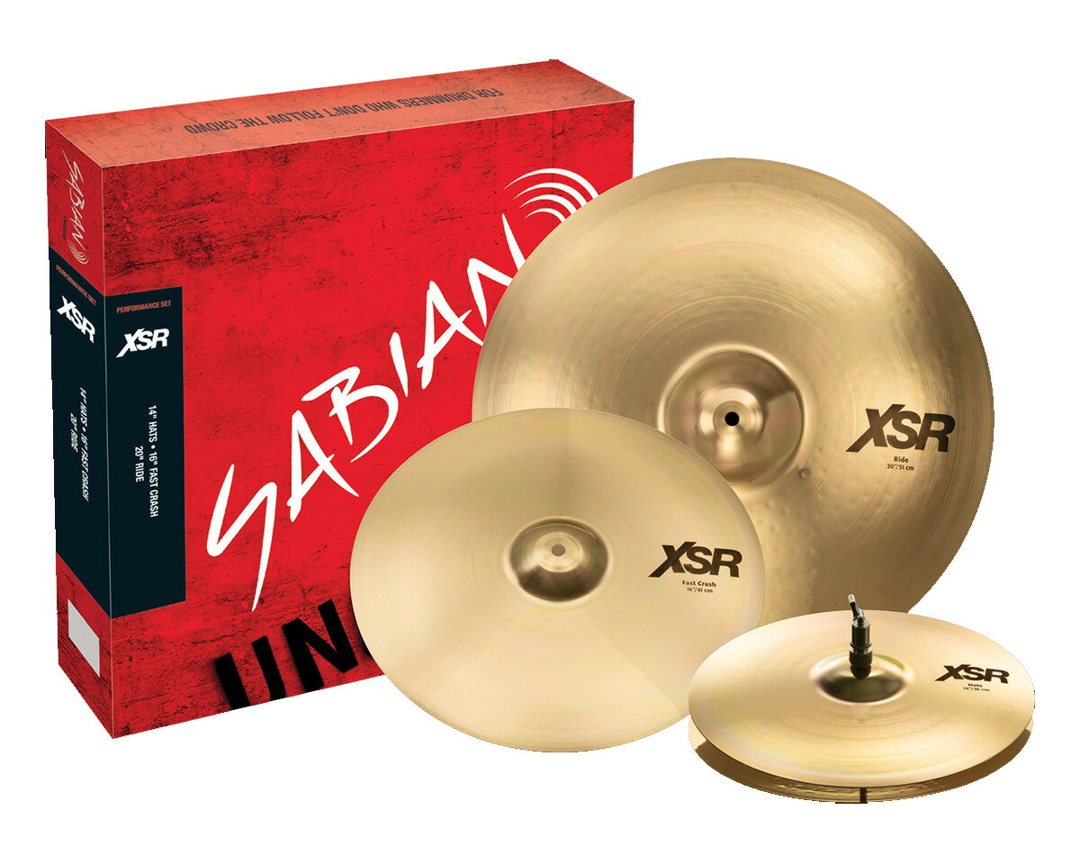 SABIAN XSR-PFSET セイビアン XSR PERFOMANCE SET (20Ride/16Crash/14Hats) シンバルセット【お取り寄せ商...