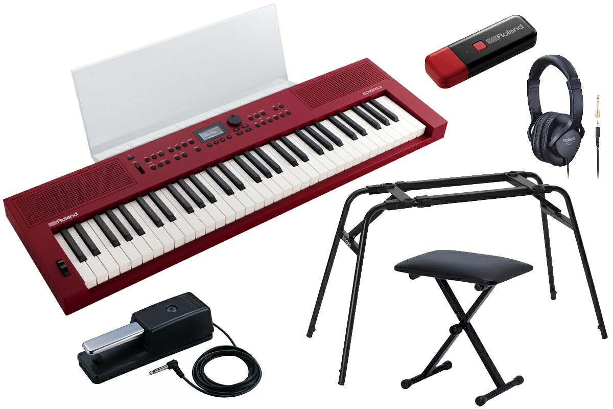 Roland GOKEYS3-RD (GO:KEYS 3) — цифровой синтезатор Dark Red (акцессуарный комплект) [YRK]