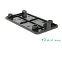 MzGreen / MzTray ベースL TQS02 Black エフェクター固定トレイ用ベース 【★お取り寄せ】