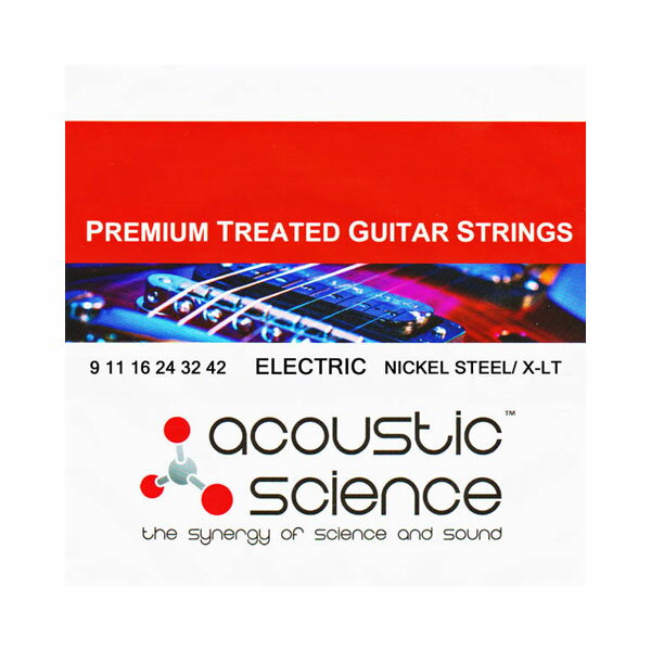 Acoustic Science / LACSEG0942 エレキギター弦 エクストラライト アコースティックサイエンス【お取り寄せ商品】