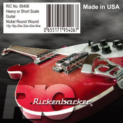 Rickenbacker / Heavy or Short Scale Guitar Strings No.95406 12-54 エレキギター弦 リッケンバッカー【★お取り寄せ】