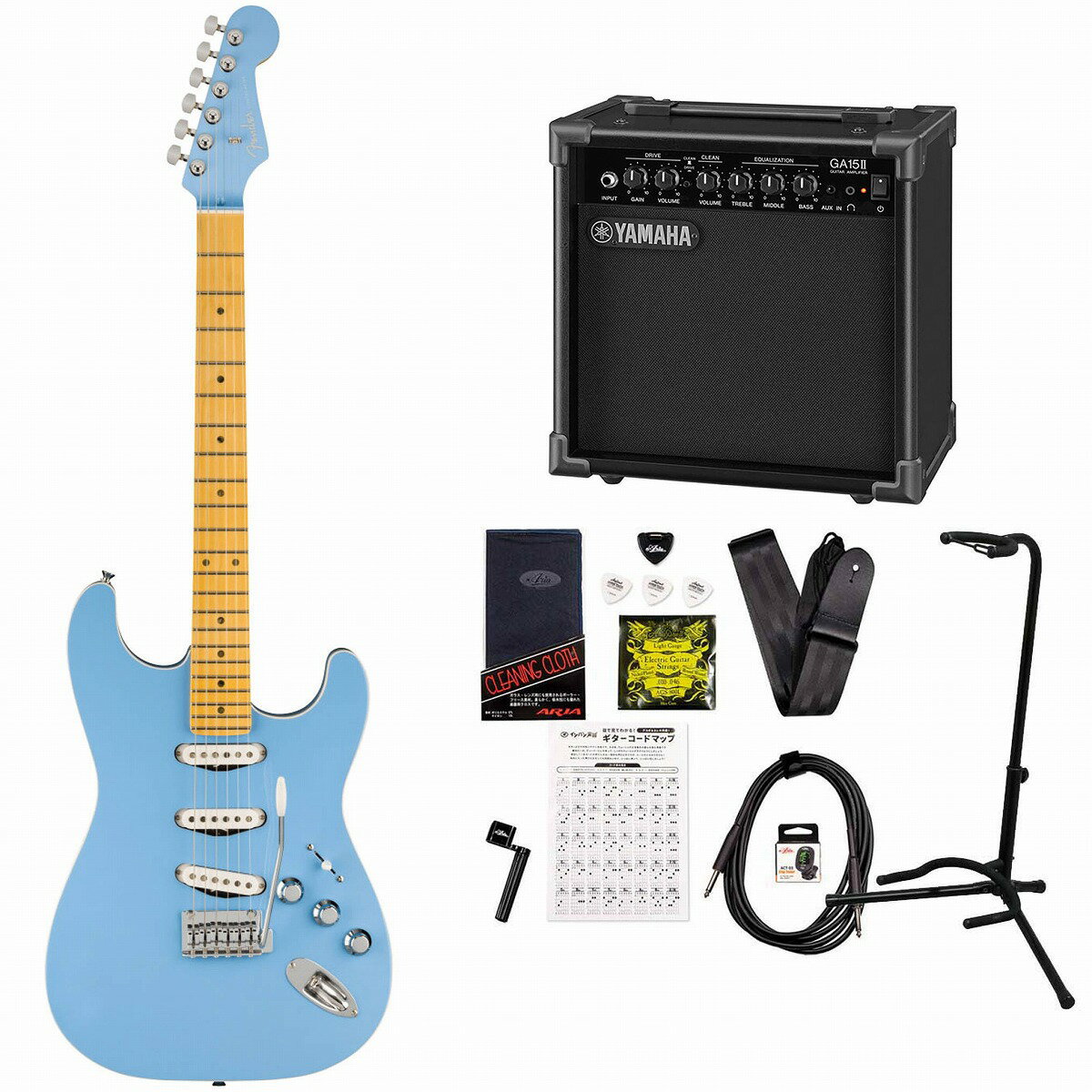 Fender / Aerodyne Special Stratocaster M California Blue[Vi]YAMAHA GA15IIAvtS҃ZbgIyYRKz