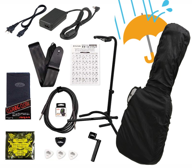 Squier by Fender / Classic Vibe '70s Stratocaster HT HSS Laurel FB Black Pickguard Mocha BOSS KATANA MINI アンプ付き13点セット！【YRK】