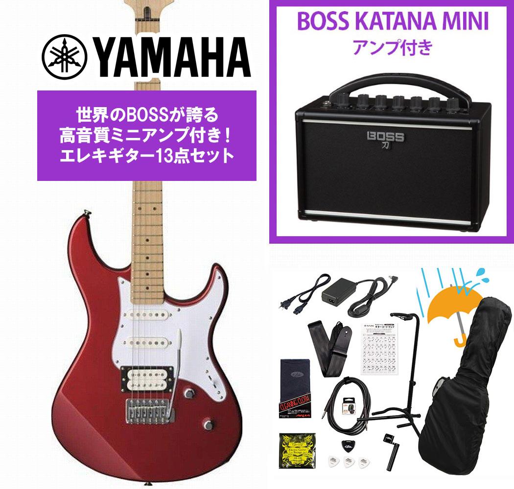 YAMAHA / PACIFICA112VM RM (レッドメタリック) PAC-112VM パシフィカ BOSS KATANA MINI アンプ付き13点セット！