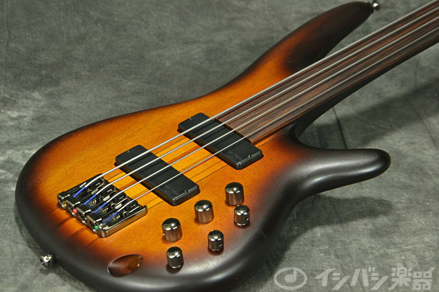 Ibanez アイバニーズ / Bass Workshop SRF700-BBF Brown Burst Flat【フレットレスベース】《ストラップブロックプレゼント！》