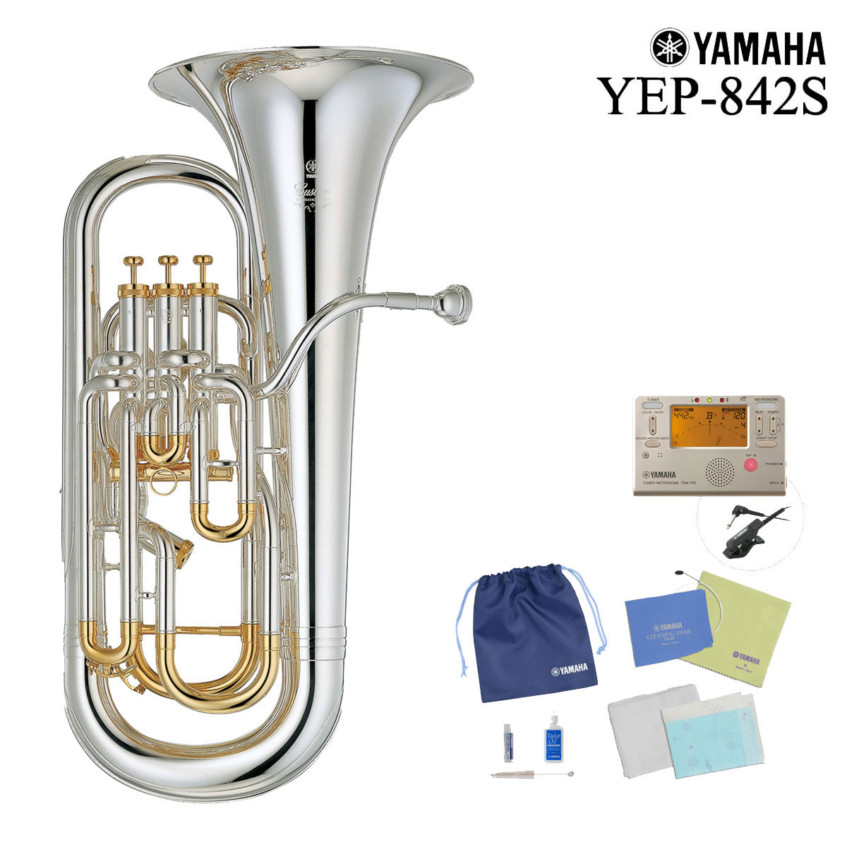 YAMAHA /YEP-842S ヤマハ ユーフォニアム YEP842S シルバーメッキ コンペンセイティング・システム搭載モデル 《特典セット付》《未展示倉庫保管の新品》《出荷前検品》《5年保証》【YRK】