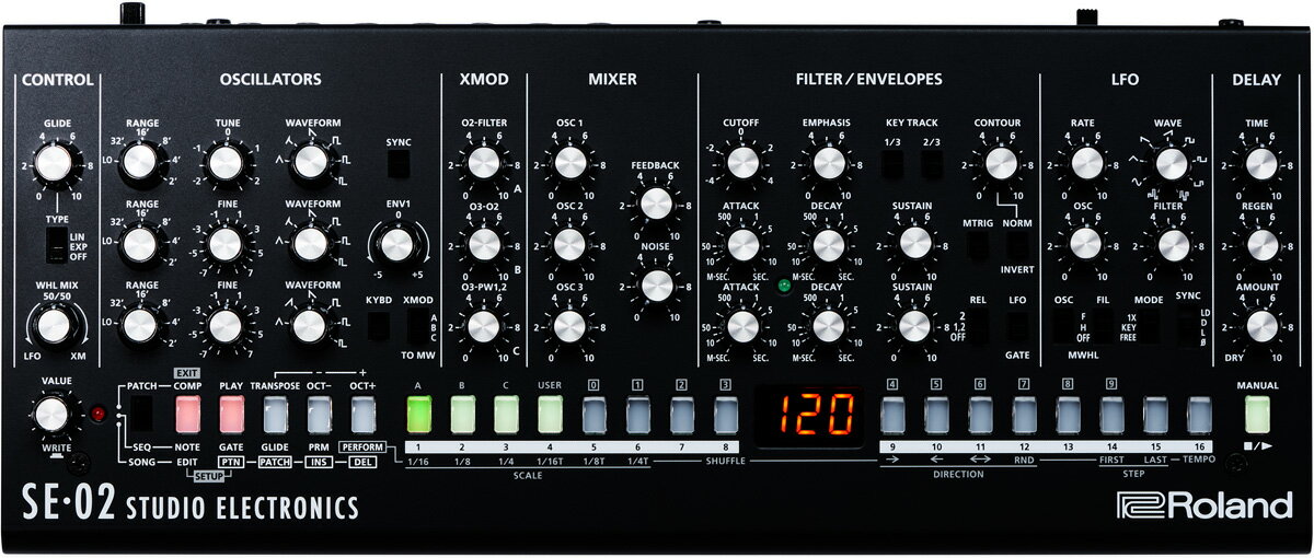 【あす楽対象商品】Roland ローランド / Boutique SE-02 Analog Synthesizer ブティーク【YRK】