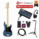 Fender USA / American Performer Precision Bass Maple FB Satin Lake Placid Blue V...